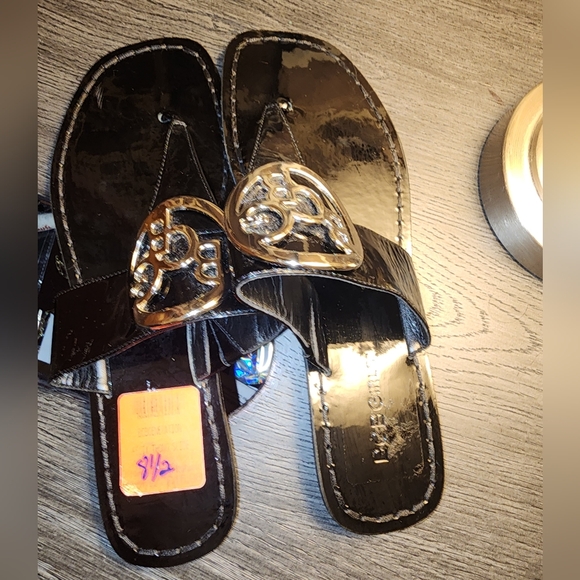 BCBGirls Shoes - New BCBG Girl black thong sandals